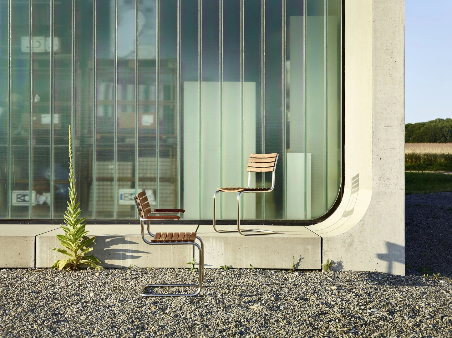 Ambientefoto Interior Design Outdoor Stuhl von Thonet in Hamburg