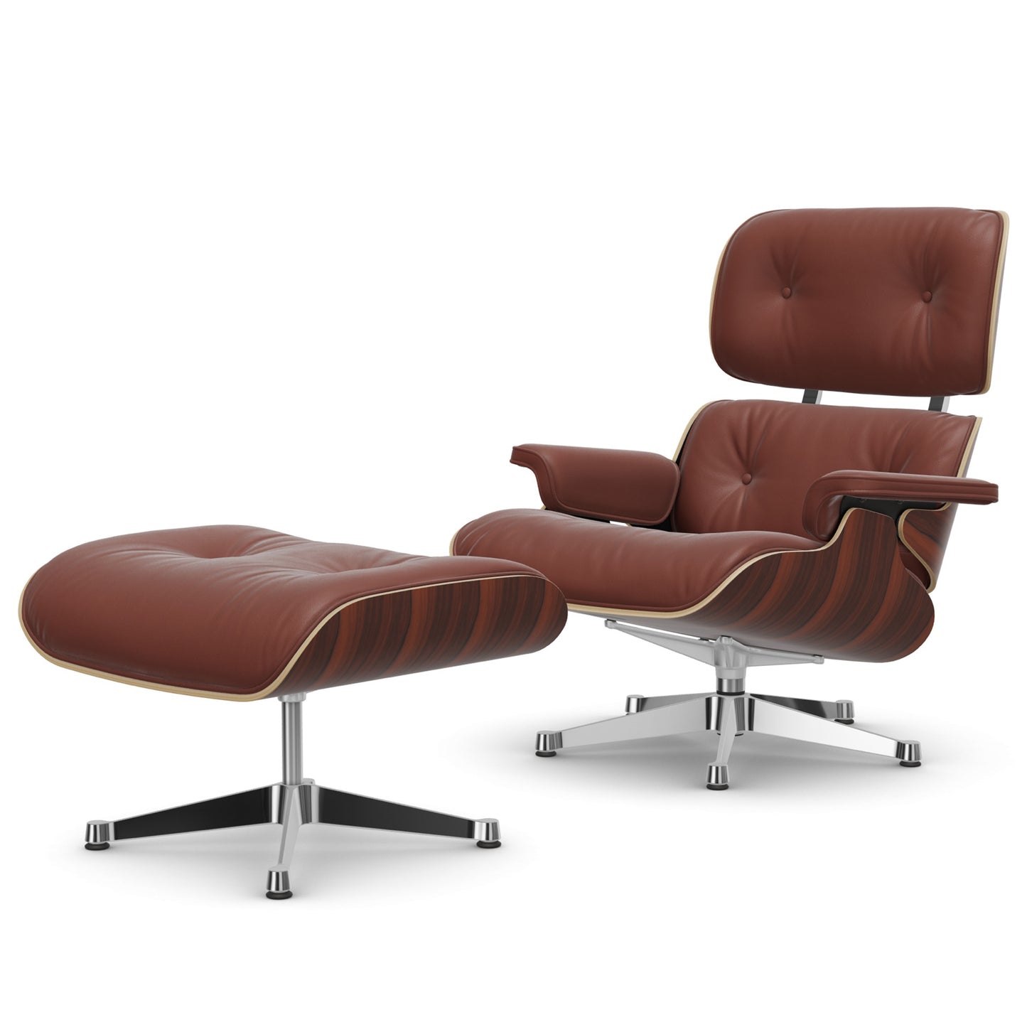 Lounge Chair & Ottoman Santos Palisander