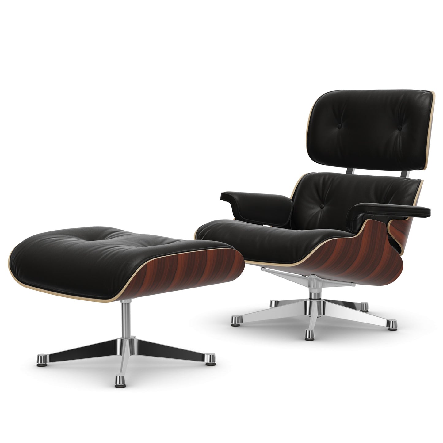 Lounge Chair & Ottoman Santos Palisander
