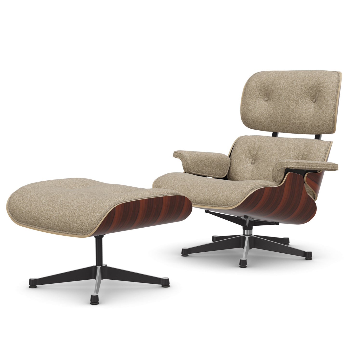 Lounge Chair & Ottoman Santos Palisander
