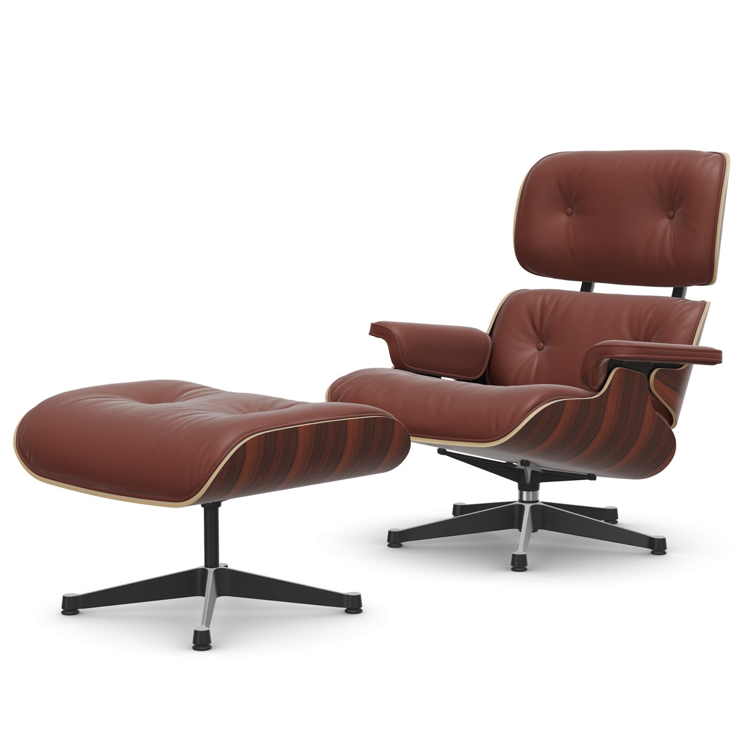 Lounge Chair & Ottoman Santos Palisander