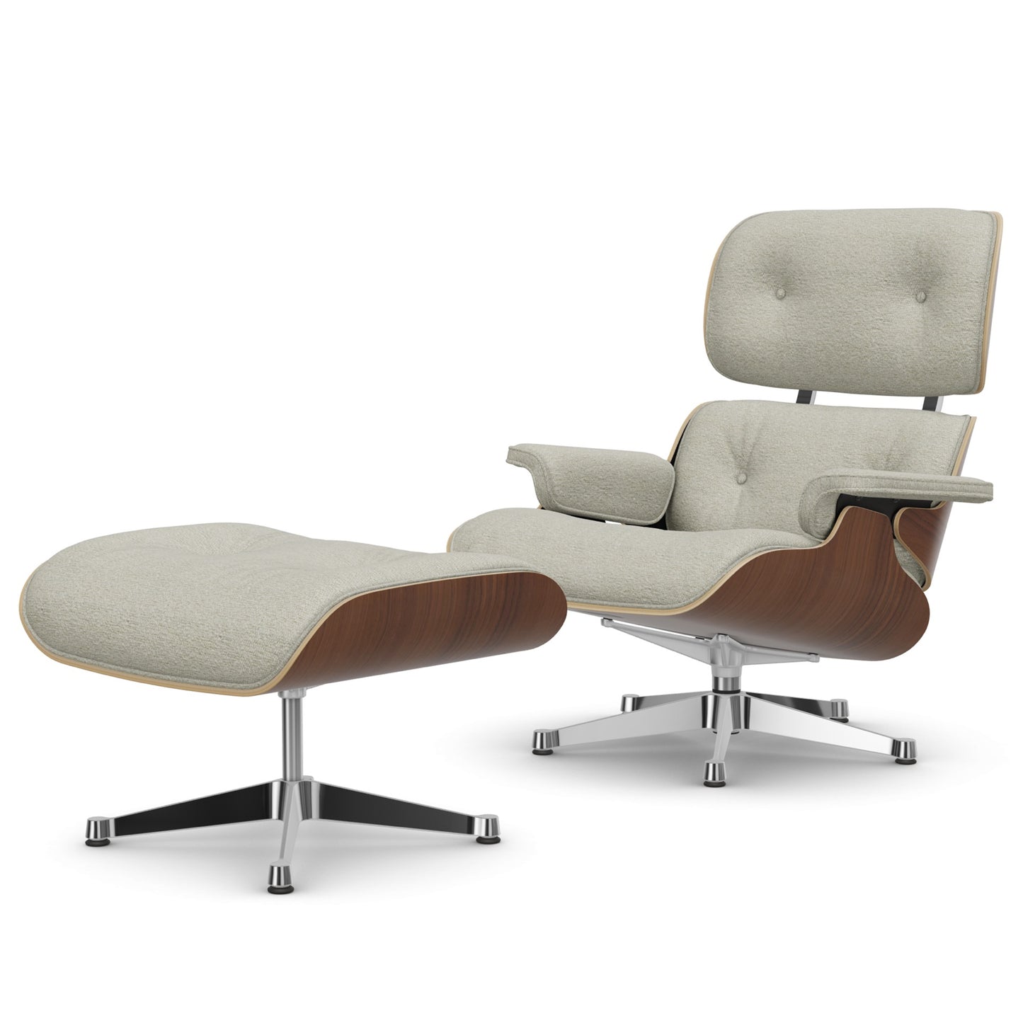 Lounge Chair & Ottoman Black Pigmented Walnut