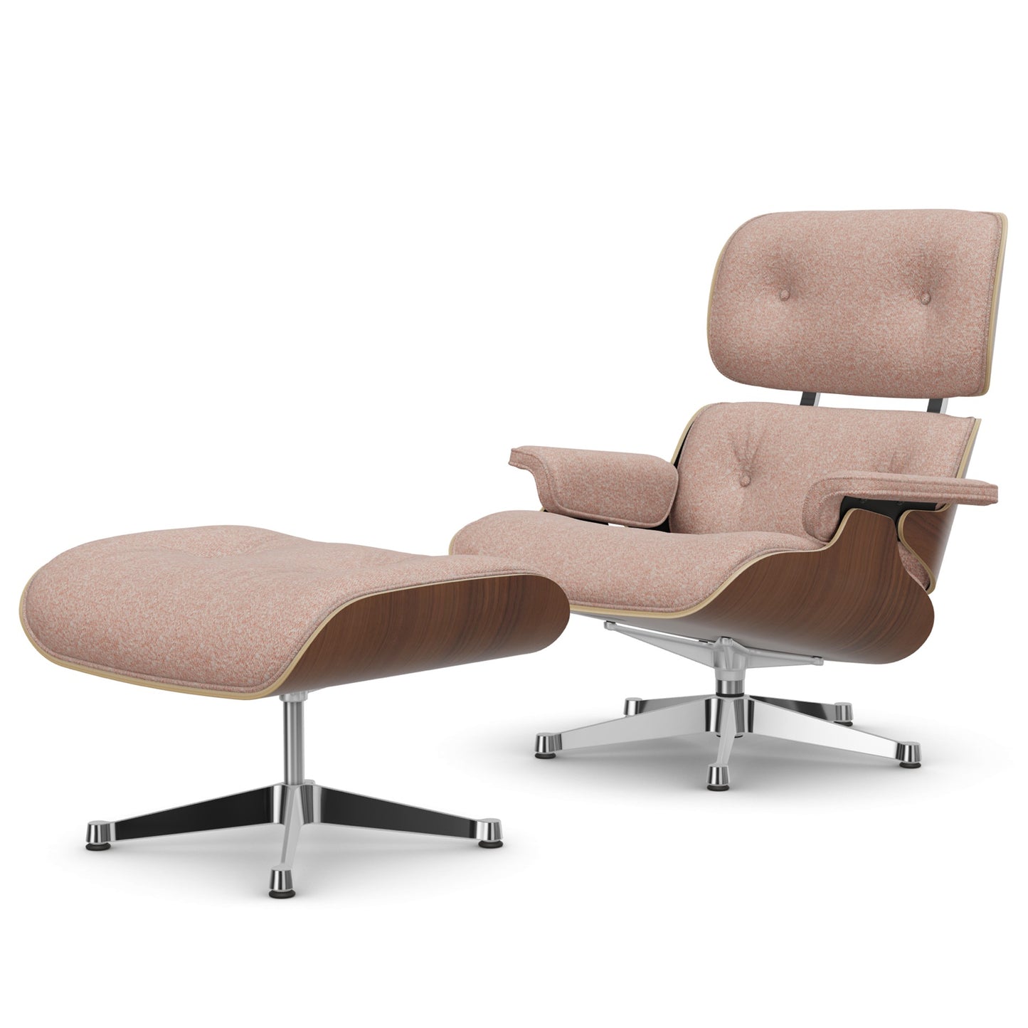 Lounge Chair & Ottoman Black Pigmented Walnut