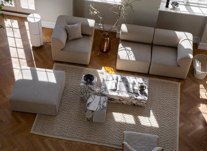 Gravel Rug Ivory