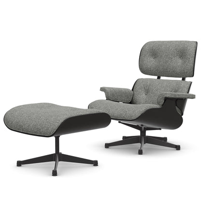 Lounge Chair & Ottoman Esche Schwarz